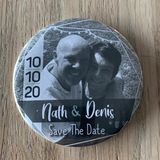 creativevent wedding planner badge save the date 